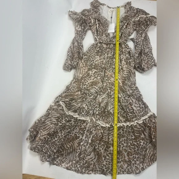 SPELL AND THE GYPSY COLLECTIVE LEOPARD PRINT ADA GOWN NWT SIZE SMALL - Picture 12 of 12